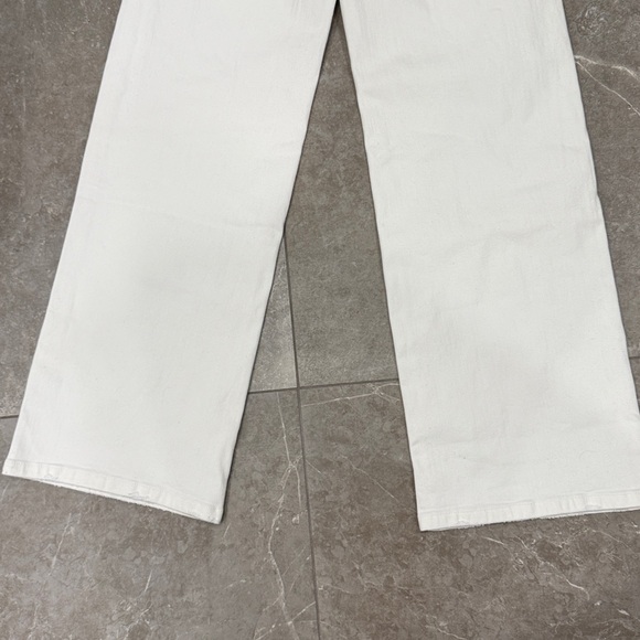 Vervet Olivia Wide Leg Jeans White Size 26 - Picture 9 of 9